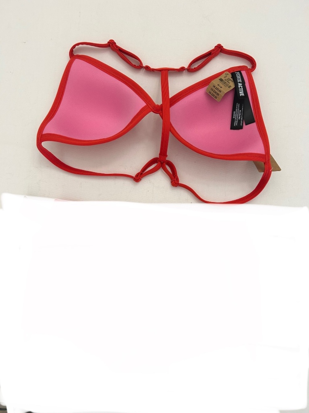 PINK Active - (Victoria’s Secret) Red Bathing Suit Top size Medium - Picture 2 of 6